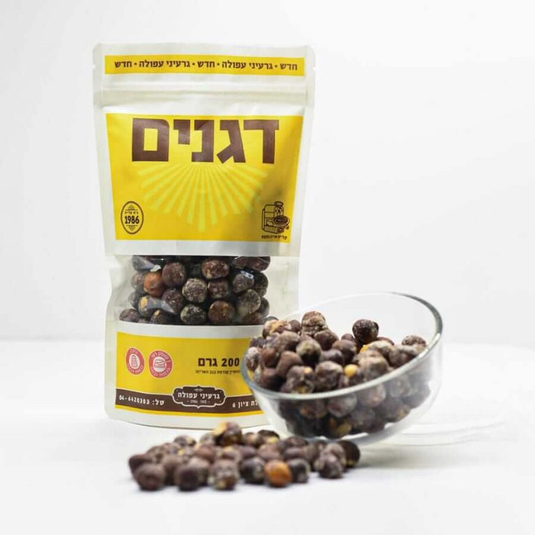 אגוזי לוז קלויים ללא מלח - דגנים